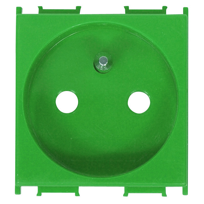 Foto: Steckdose Erdungsstift, erhöhter Berührungsschutz grün 16A (c) Schrack