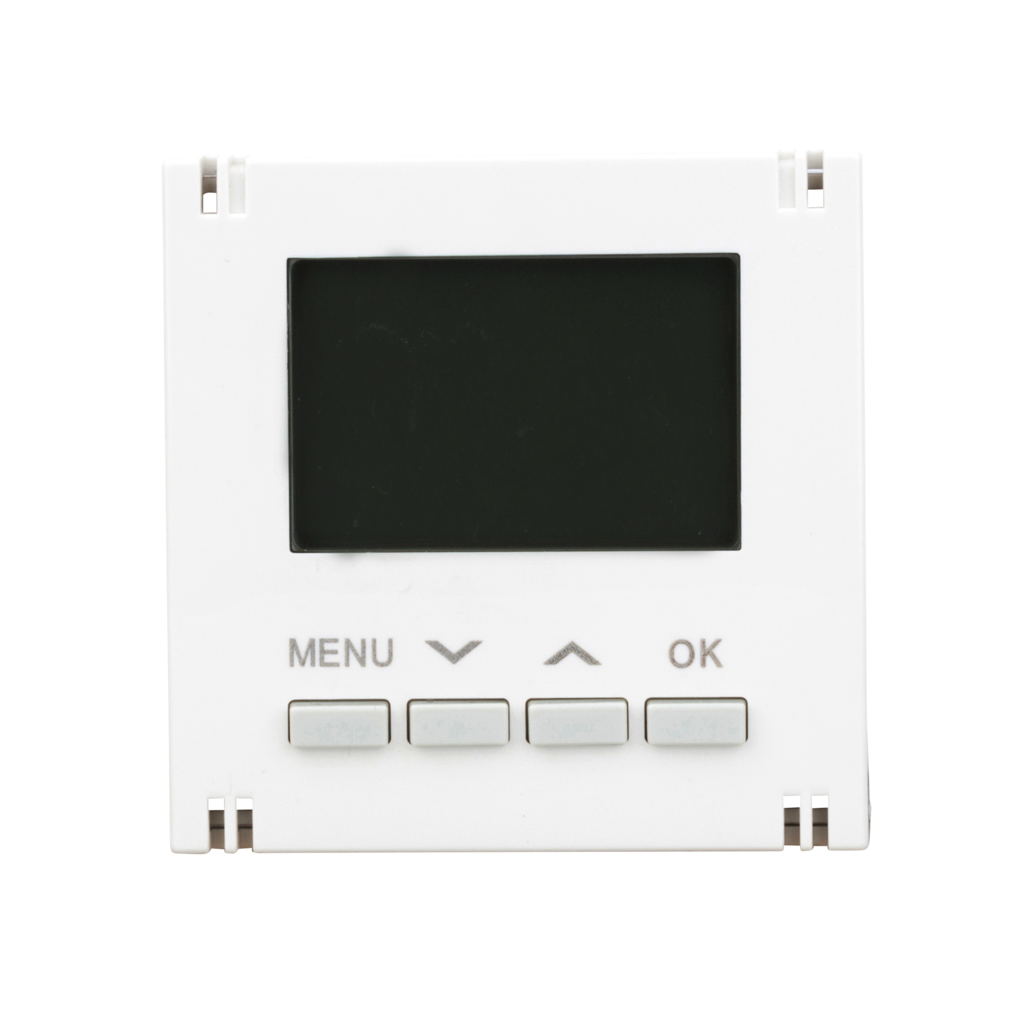 Foto: Digital Thermostat Aufsatz, Heizung/Kühlung, weiß (c) Schrack