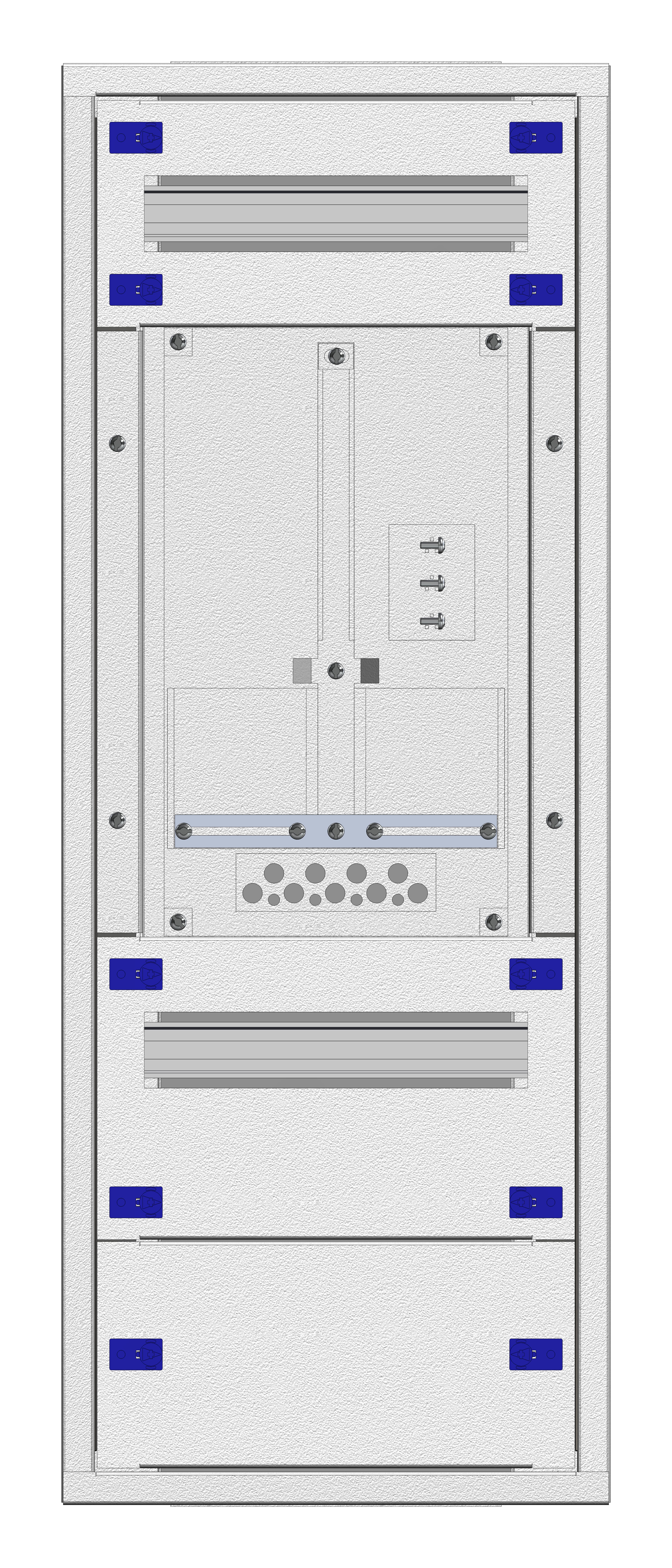 Masken-Zählerverteiler 1M-18E/WIEN 1ZP, H875B330T200mm