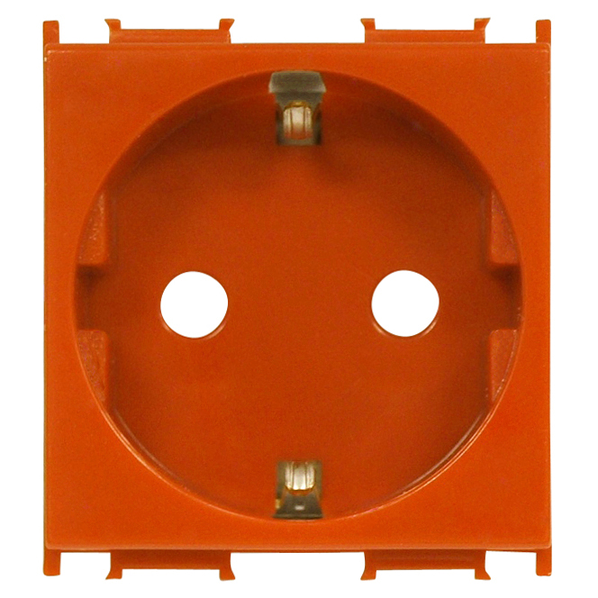 Foto: Steckdose mit erhöhtem Berührungsschutz orange 16A (c) Schrack