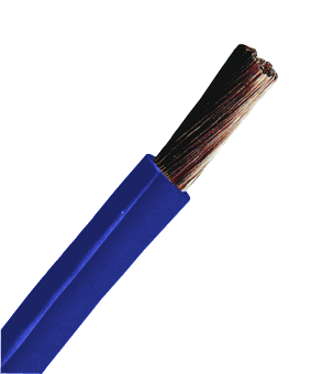 Foto: H05V-K (Ysf) 0,5mm² dunkelblau, PVC Aderleitung feindrähtig (c) Schrack