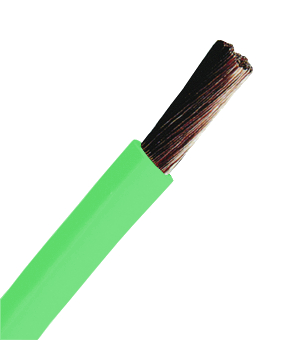 Foto: H07V-K (Yf) 1,5mm² grün, PVC Verdrahtungsleitung (c) Schrack