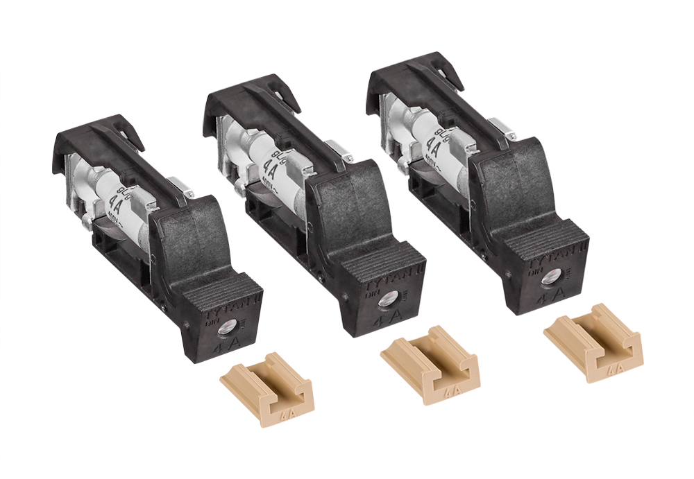 Sicherungsstecker für TYTAN 3x4A mit D01-Sicherung