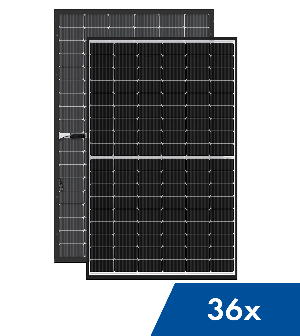 Sunrise Aquamen 440W, Glas Glas, Bifacial, black frame, Pal