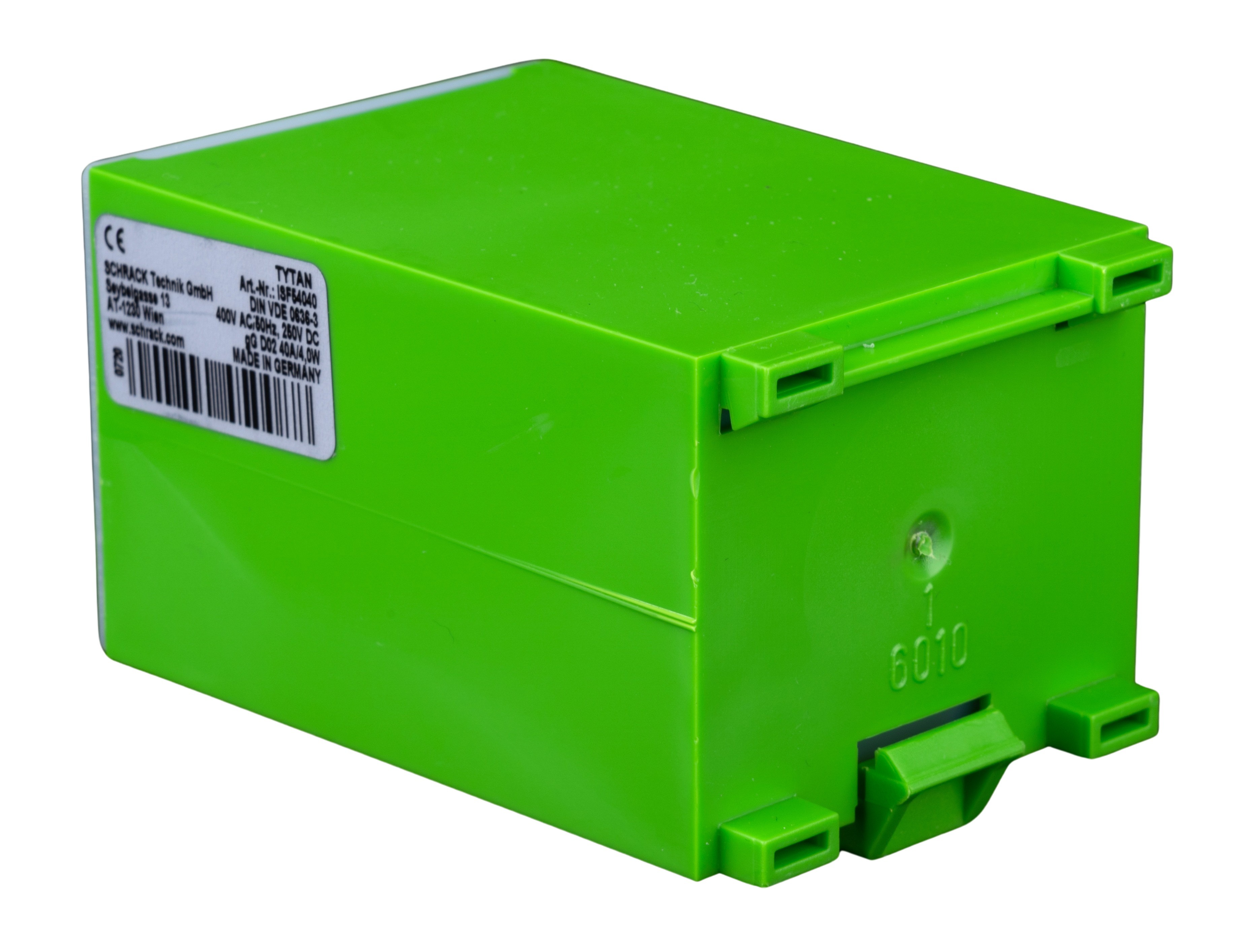 Servicebox mit 12 Sicherungseinsätzen D02 / 40A, grün