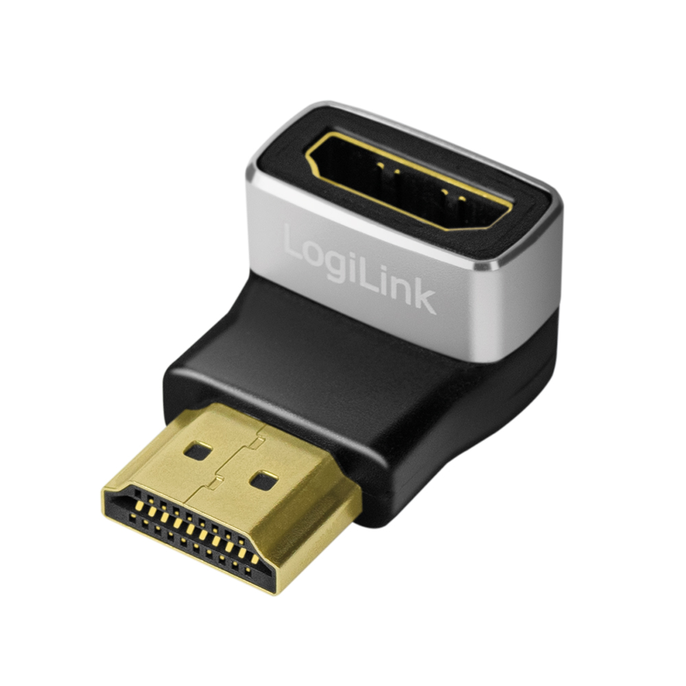 HDMI Adapter 90°, HDMI A Stecker - HDMI A Buchse