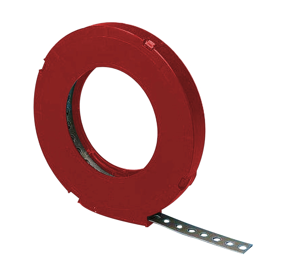 Montagelochband metall D=5,3mm B=12mm, 10m Rolle