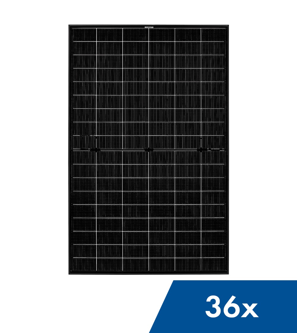 Sunrise Aquaman 440W, Glas Glas, Bifacial, black frame, Pal