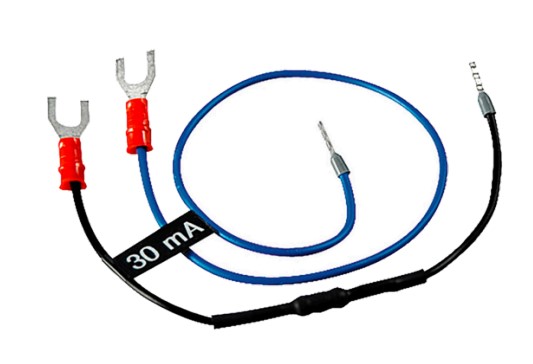 Kabelsatz für BD900040 zur Prüftastenfunktion, 30mA
