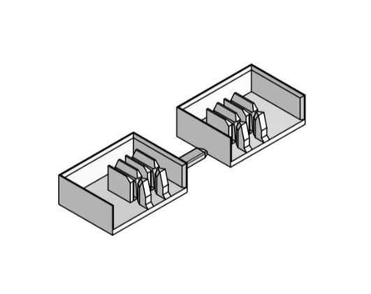 Endkappen-Set links/rechts für 3+N BSA