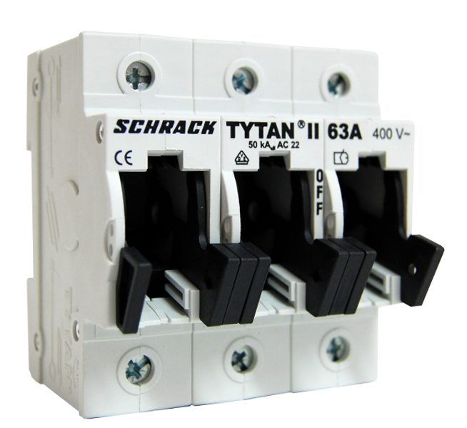 TYTAN II, D02-Sicherungslasttrennschalter, 3-polig, 63A