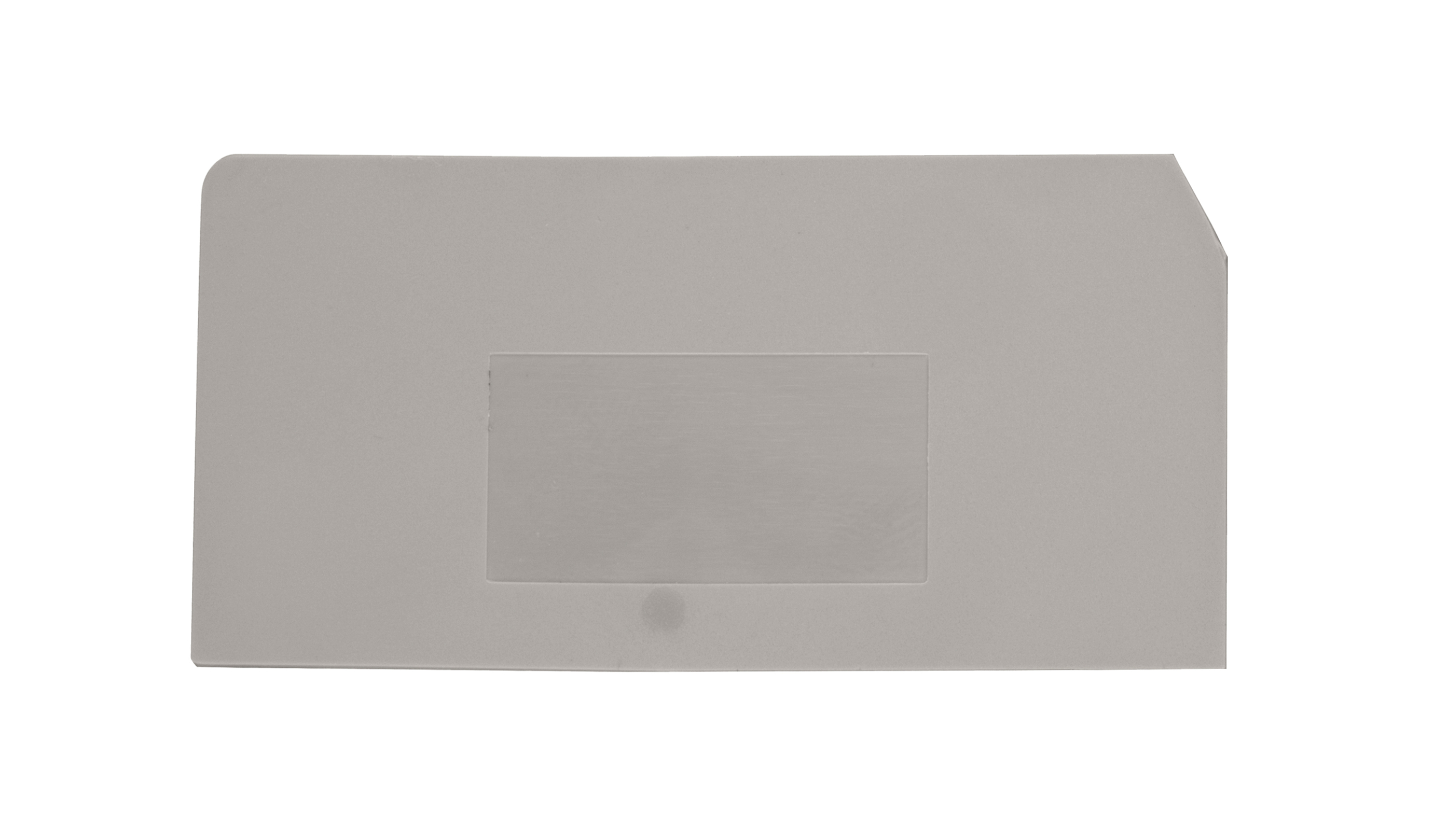 Foto: Endplatte für Sicherungsklemme ASK 2 S grau (c) Schrack