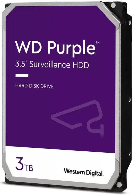 WD Purple Festplatte 3.5", 3TB SATA3 5400 256MB