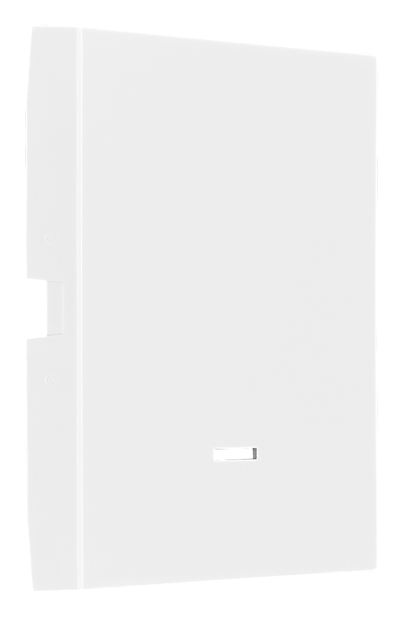Wippe S 55 mit transparenter Linse, weiß
