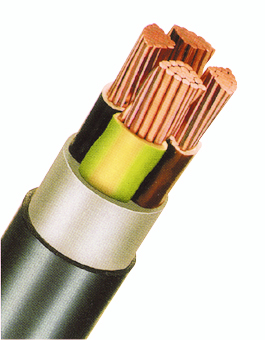 Foto: EYY-J 4x185sm schwarz, PVC Starkstromkabel 0,6/1kV OE-Typ (c) Schrack