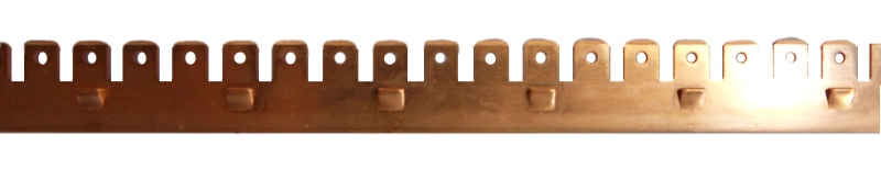 Foto: MODUL CONNECT, Stromschiene 80 A, 1-polig, 16mm², TE=9mm (c) Schrack