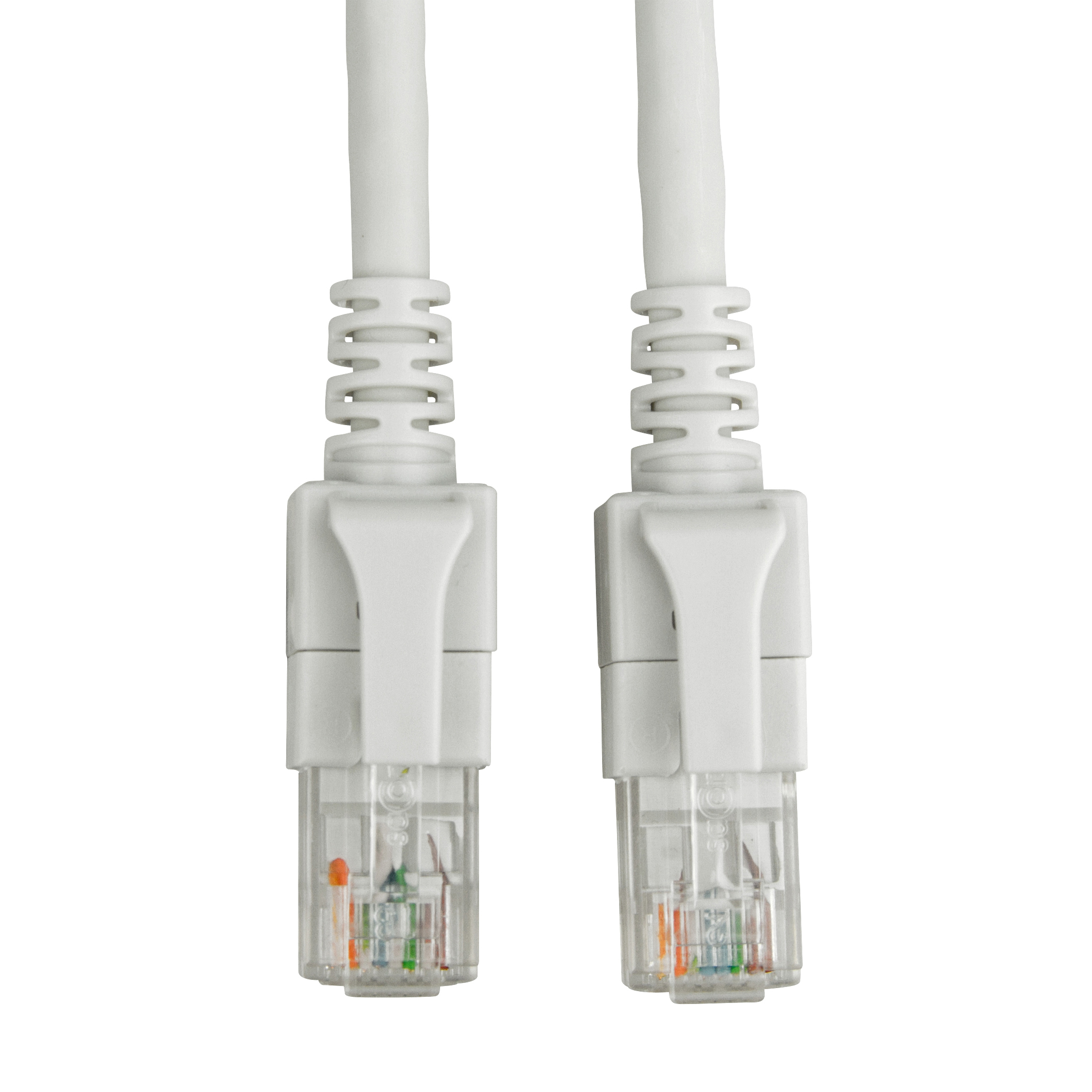 LED Patchkabel RJ45 ungeschirmt Cat.6, LS0H, grau, 2,0m