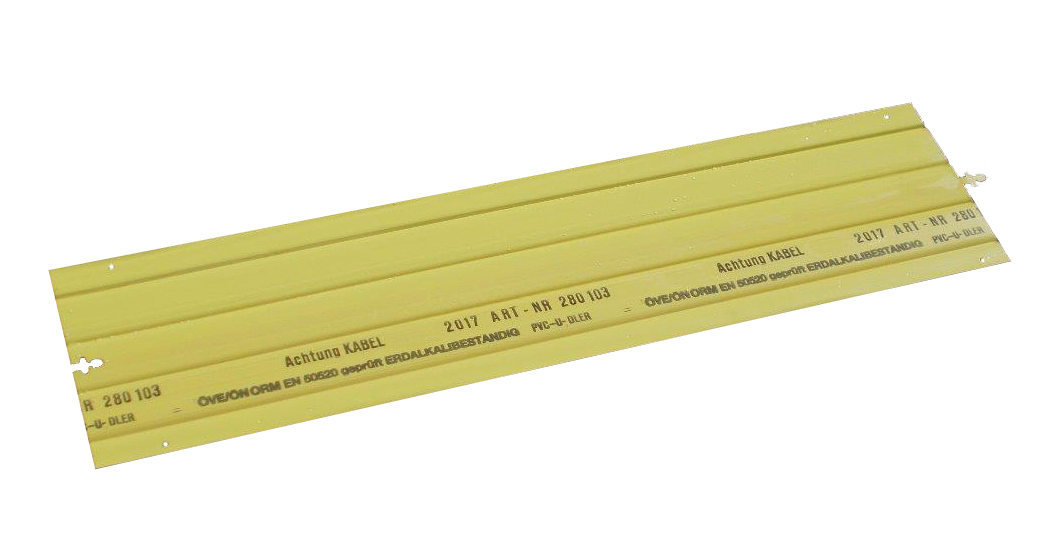 Foto: Kabelabdeckplatte neutral - KAP 250 (Breite), Material PVC (c) Schrack