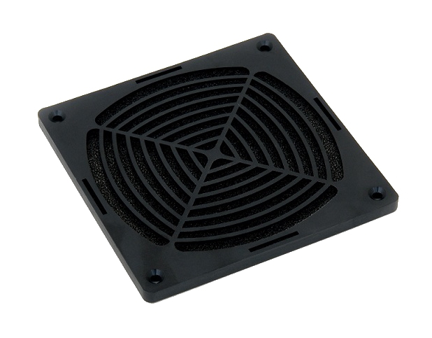 Foto: Staubfilter mit Gitter 120x120mm für einen Ventilator (c) Schrack