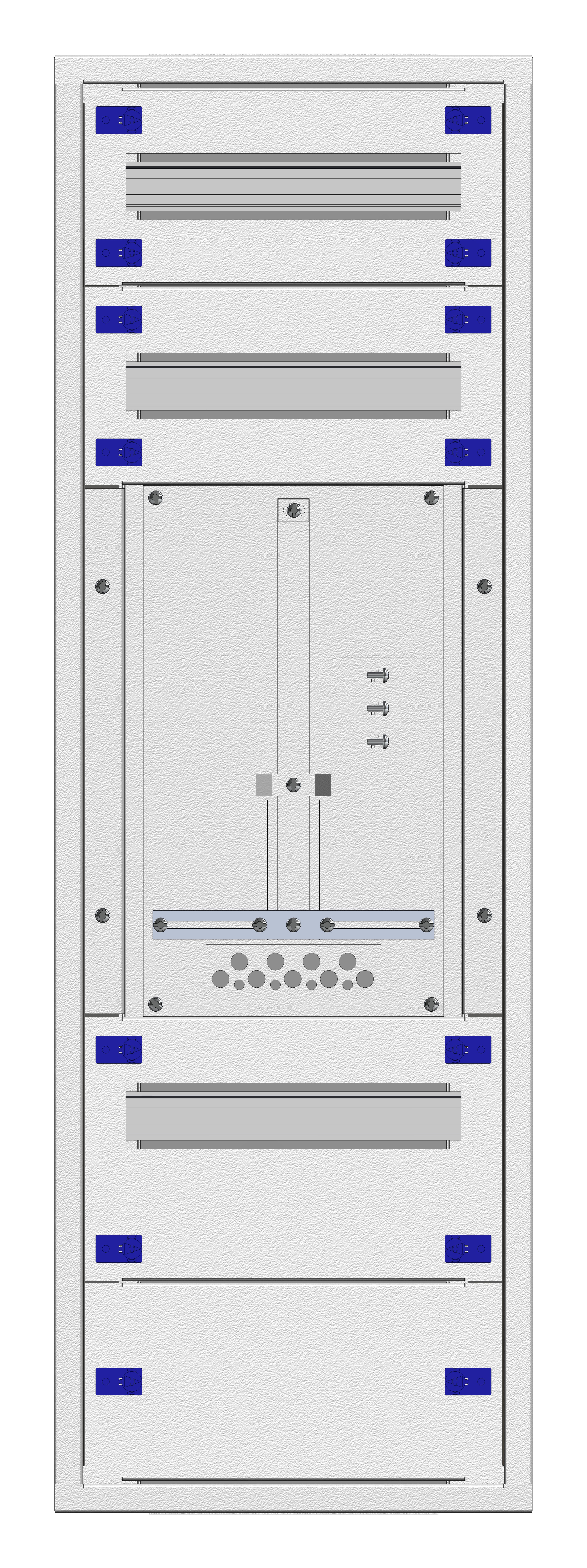 Aufputz-Zählerverteiler 1A-21E/WIEN 1ZP, H1055B380T250mm