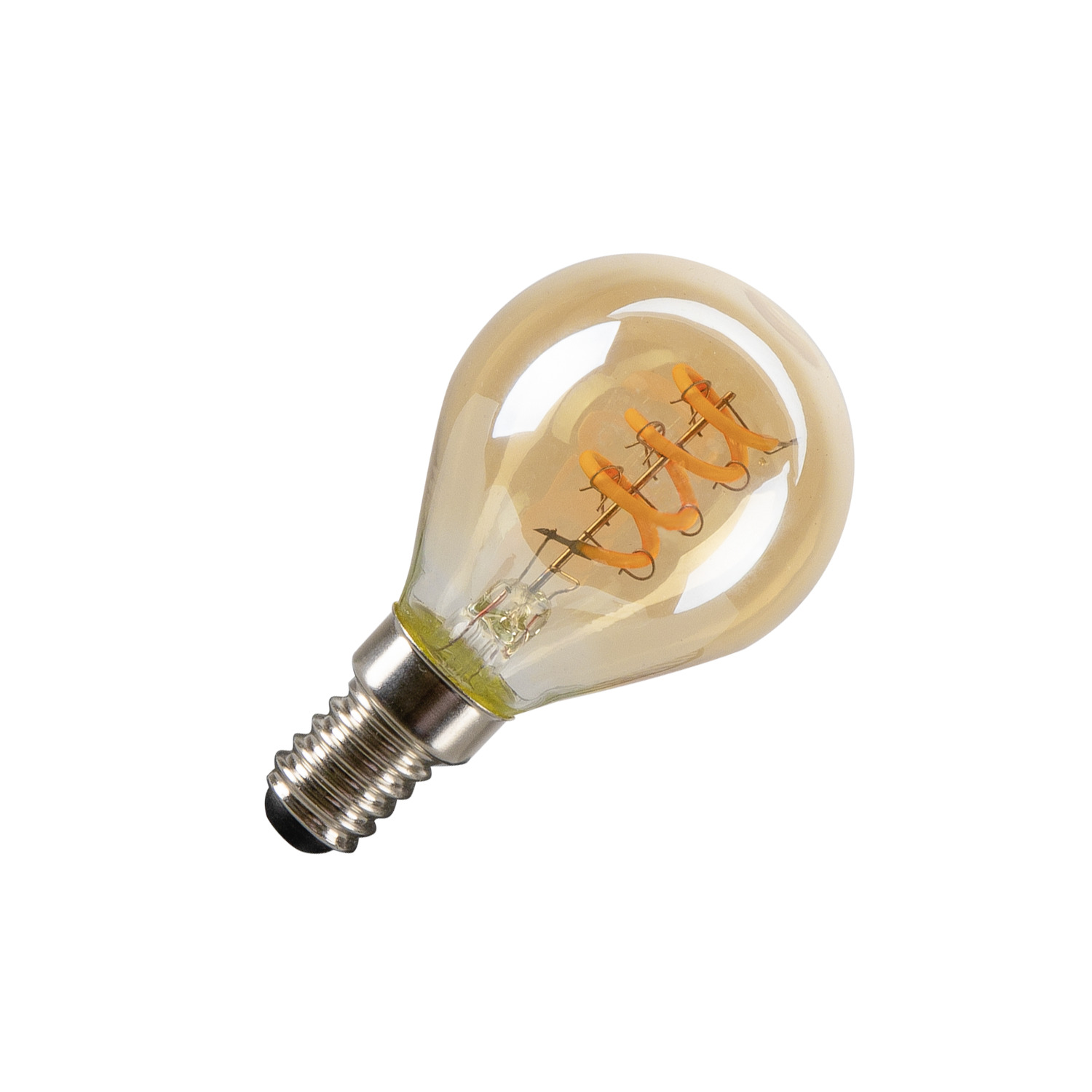 LED G45  gold E14 PHASE 2W 1800K