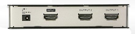Foto: HDMI-Splitter, HDMI 1.3b, 2-fach, 1 Signal auf 2 Geräte (c) Schrack