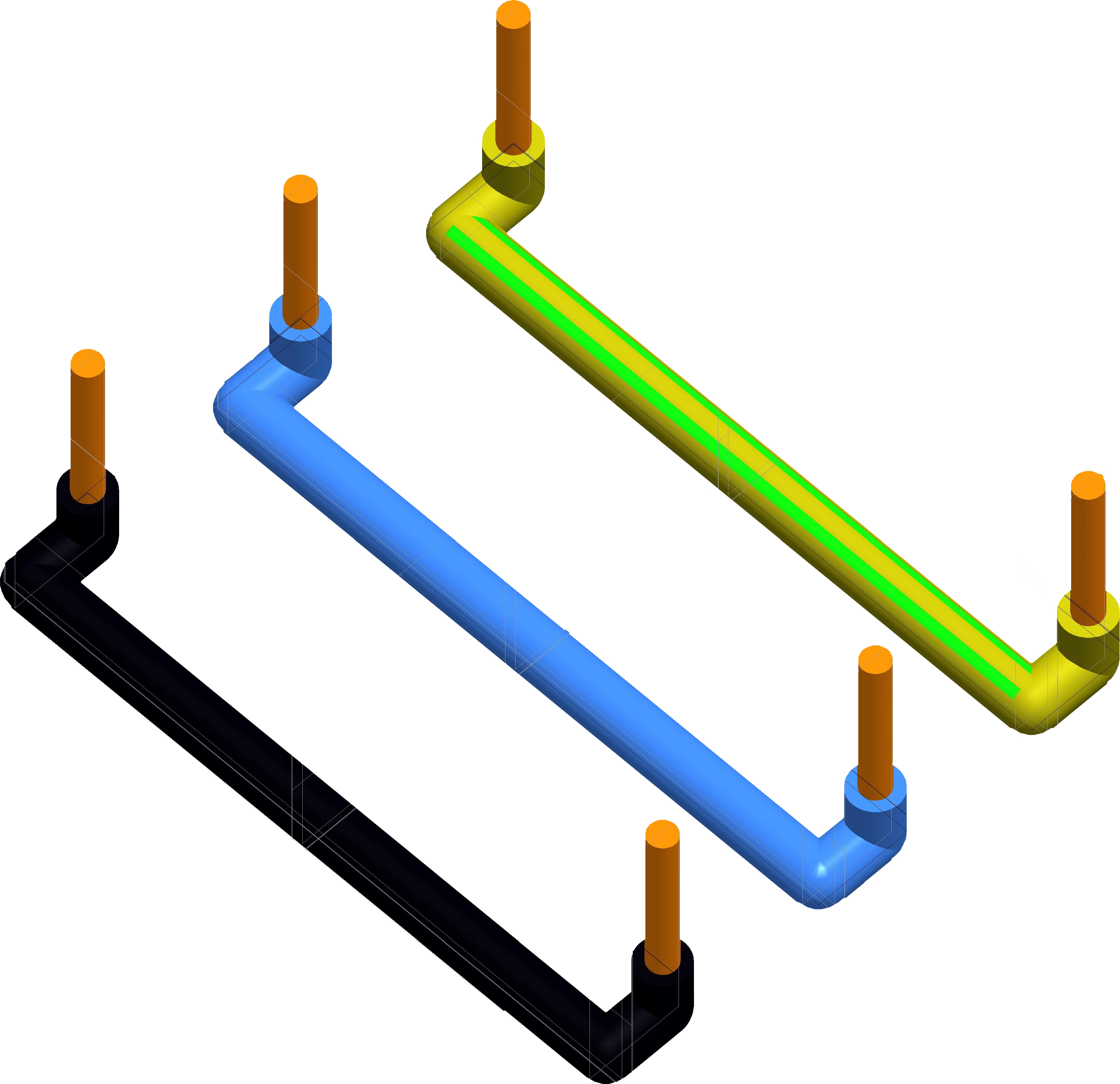 Set Verdrahtungsbrücke 3x1,5mm2