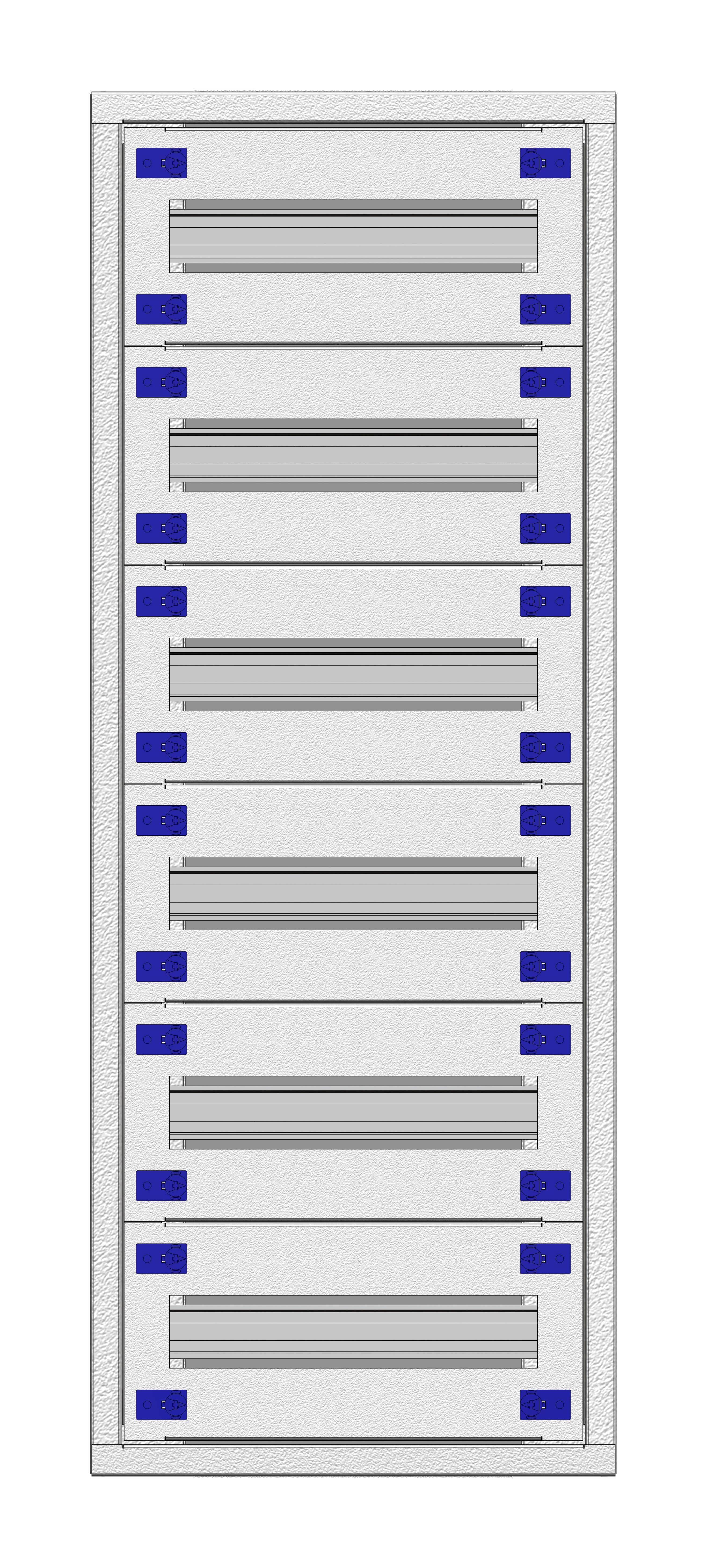 Unterputz-Installationsverteiler 1U-18L, H915B380T250mm