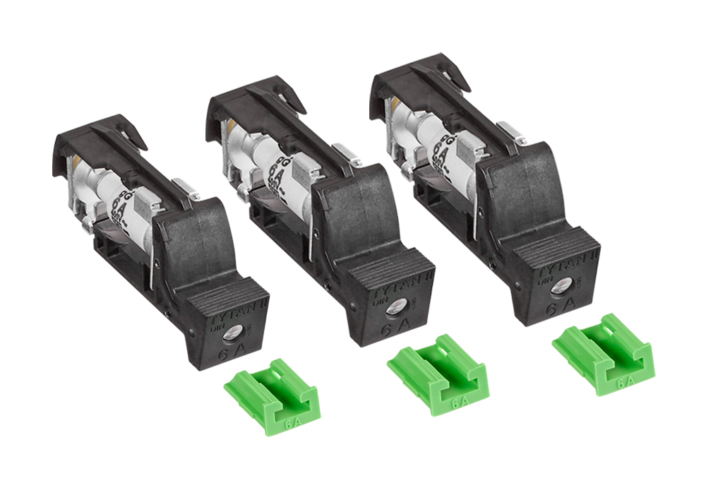 Sicherungsstecker für TYTAN 3x6A mit D01-Sicherung