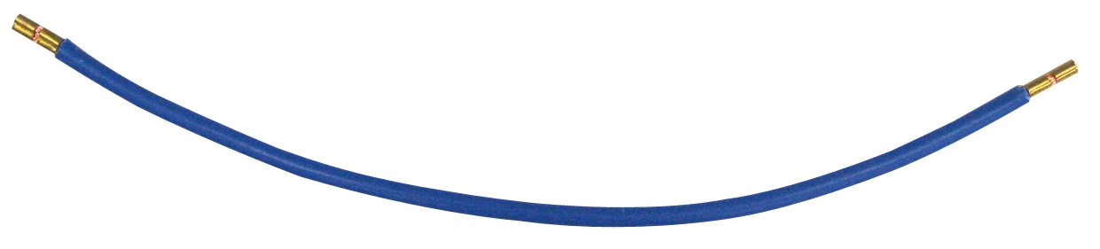 Foto: Isolierte Kabelbrücke, 6mm², blau, beids. Adernendhülse (c) Schrack