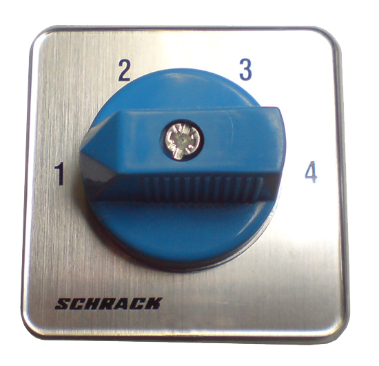 Foto: 4-Stufen-Schalter Einbau, 2-polig, 1-2-3-4 (c) Schrack
