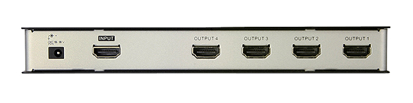 Foto: HDMI-Splitter, HDMI 1.3b, 4-fach, 1 Signal auf 4 Geräte (c) Schrack