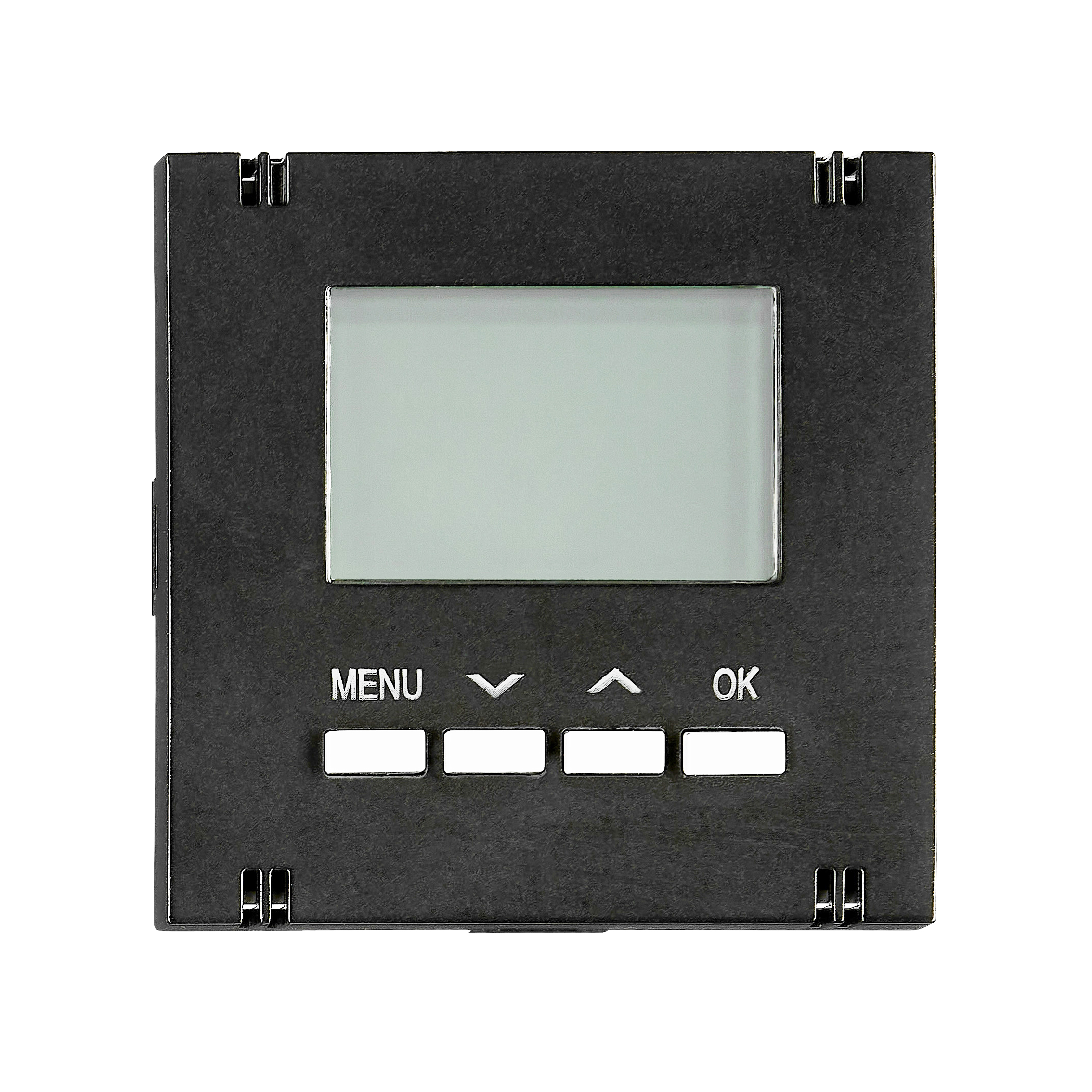 Digitaler Raumthermostat Aufsatz, Heizung, Schwarz