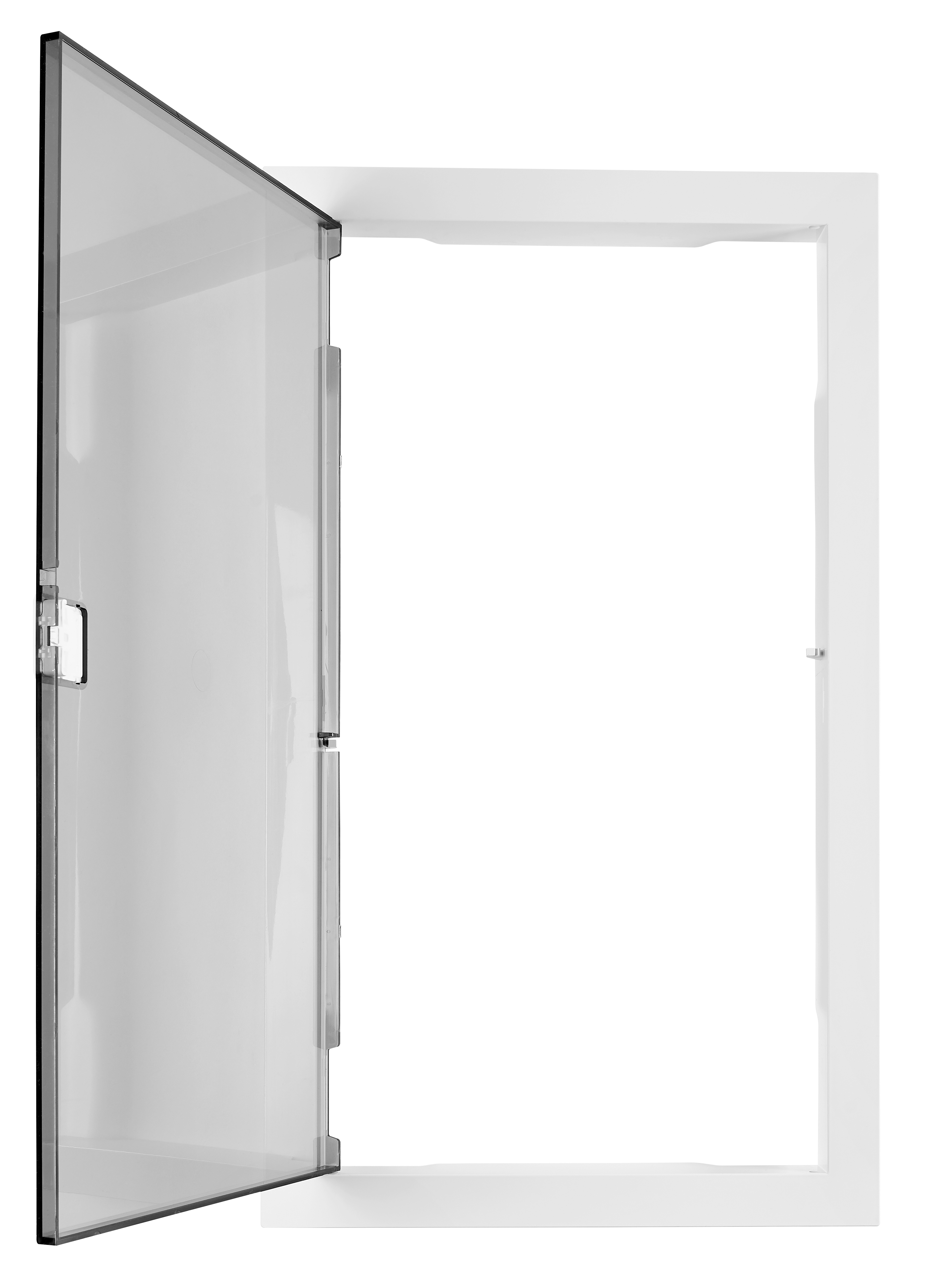 Kunststoffrahmen für BK085, 3-reihig, IP40, transparente Tür