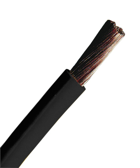 H07V-K (Yf)1,5mm² schwarz, PVC Verdrahtungsleitung, HPV