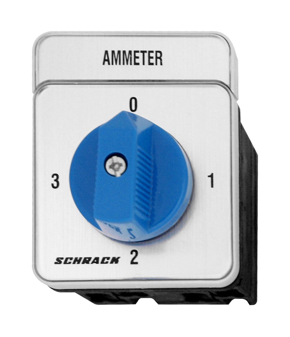 Foto: Amperemeter-Umschalter 20A, 0-1-2-3, Verteilereinbau (c) Schrack