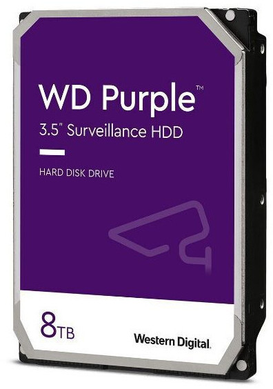 WD Purple Festplatte 3.5", 8TB SATA3 5400 128MB