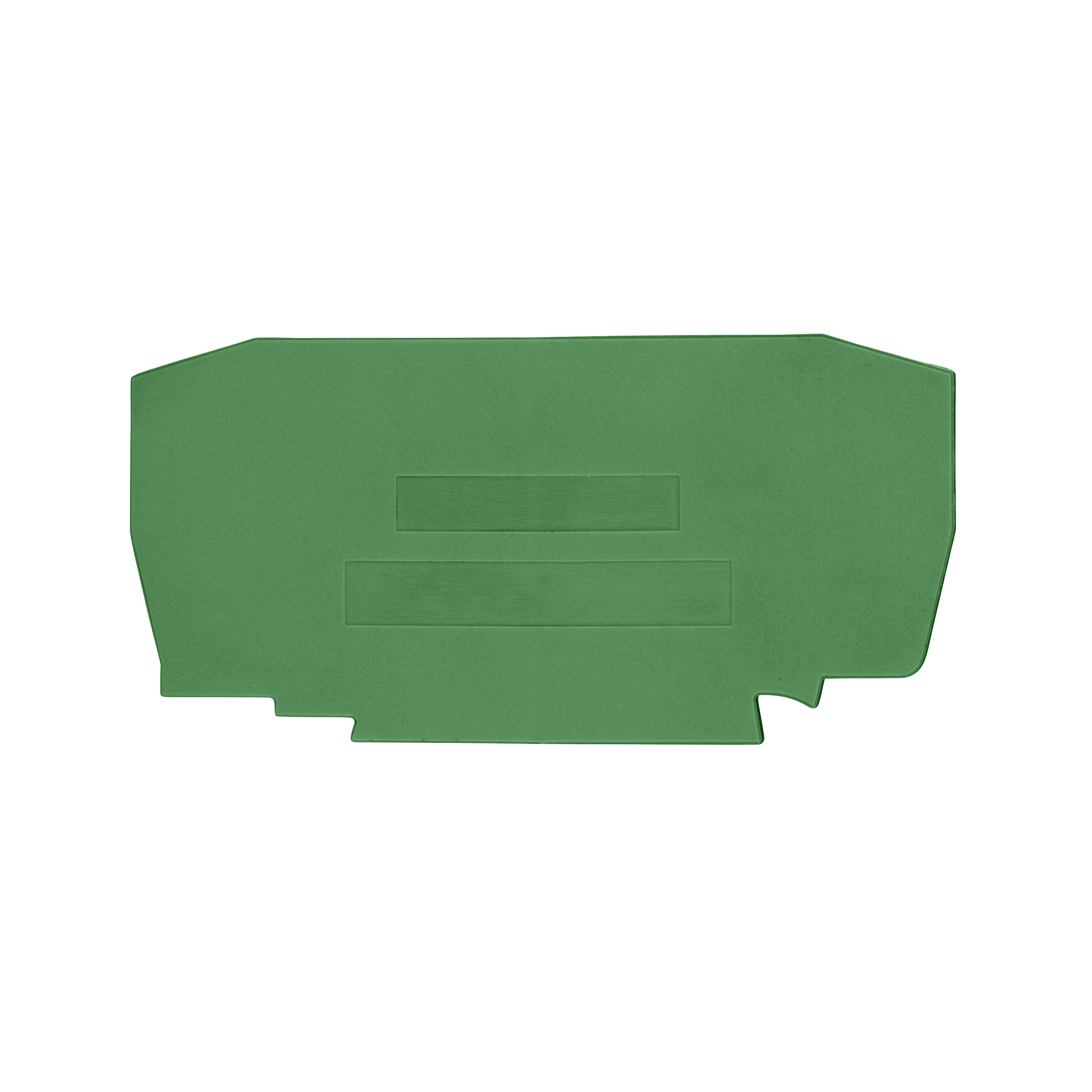 Foto: Endplatte für Federkraftklemme YBK 6 T grün (c) Schrack