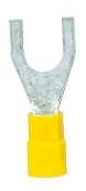 Foto: Gabel-Kabelschuh isoliert, gelb, 4-6mm², M8 (c) Schrack
