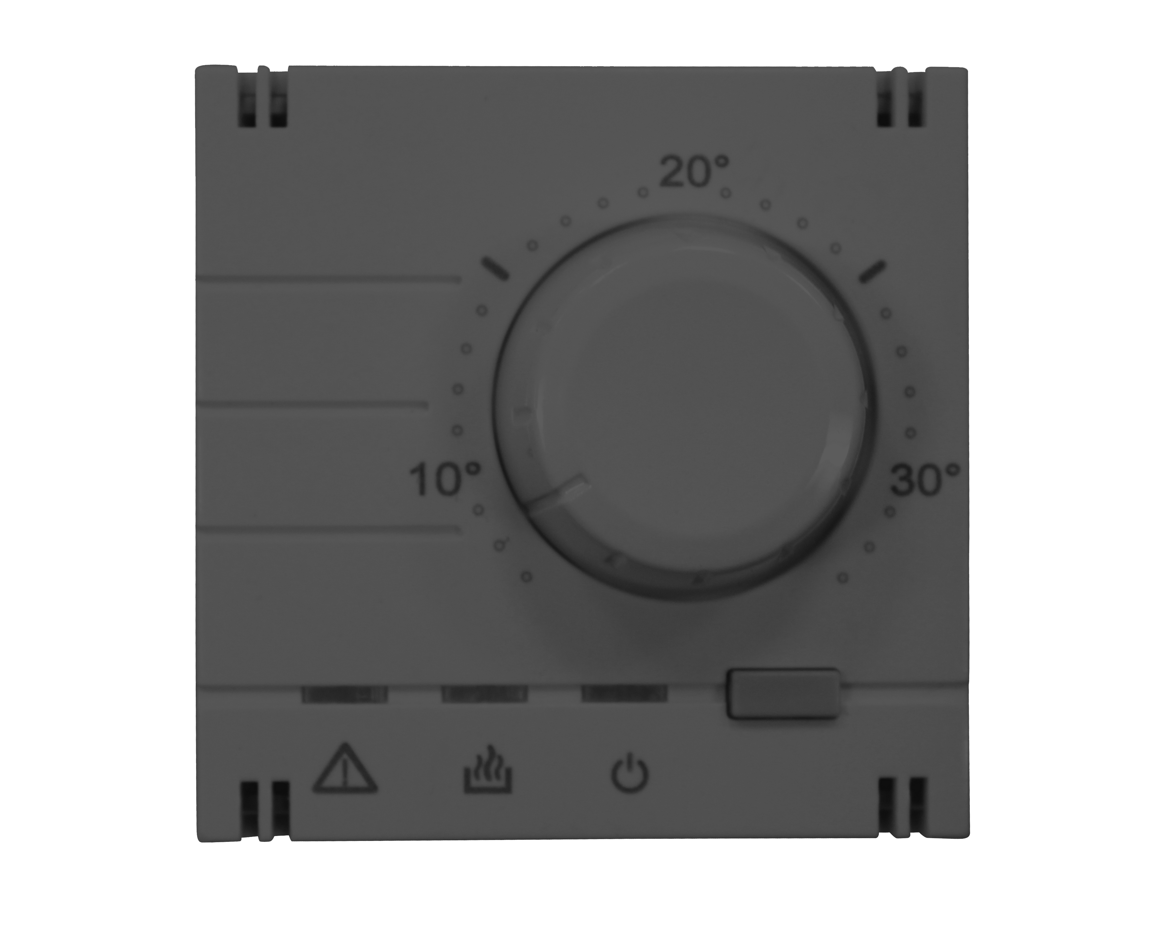 Foto: analoger Raumthermostat-Aufsatz, anthrazit (c) Schrack