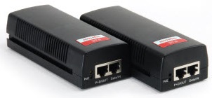 PoE Injektor (802.3af),Fast Ethernet, Netzteil intern, 15,4W