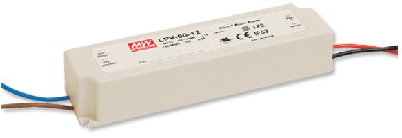 Foto: LED Netzteil LPV 60W/12V, IP67 (c) Schrack