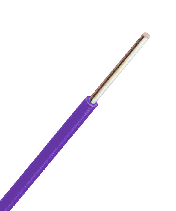 Foto: H07V-U (Ye) 2,5mm² violett, PVC Aderleitung eindrähtig (c) Schrack