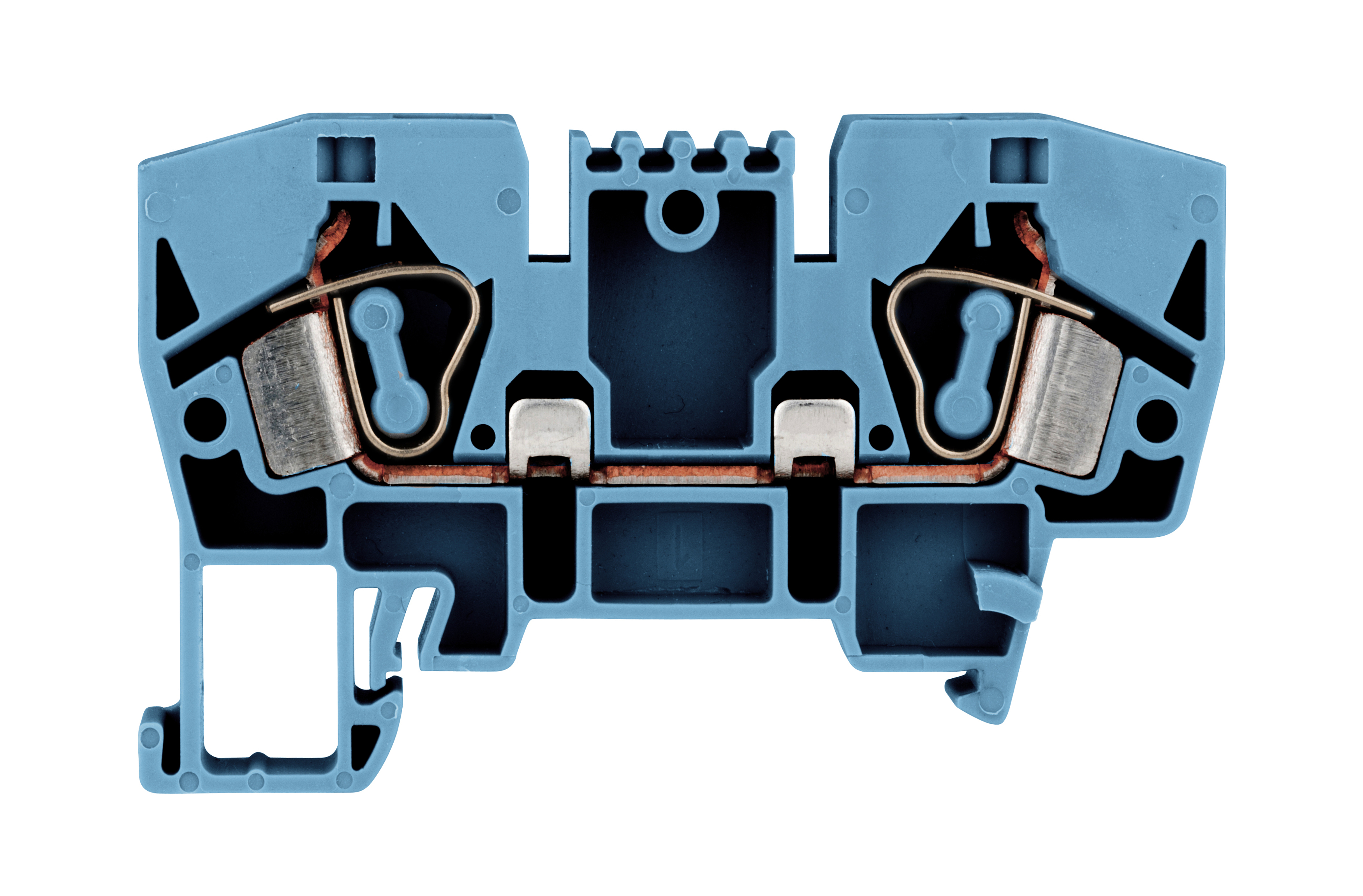 Foto: Federkraftklemme 6mm², Type YBK 6 blau (c) Schrack