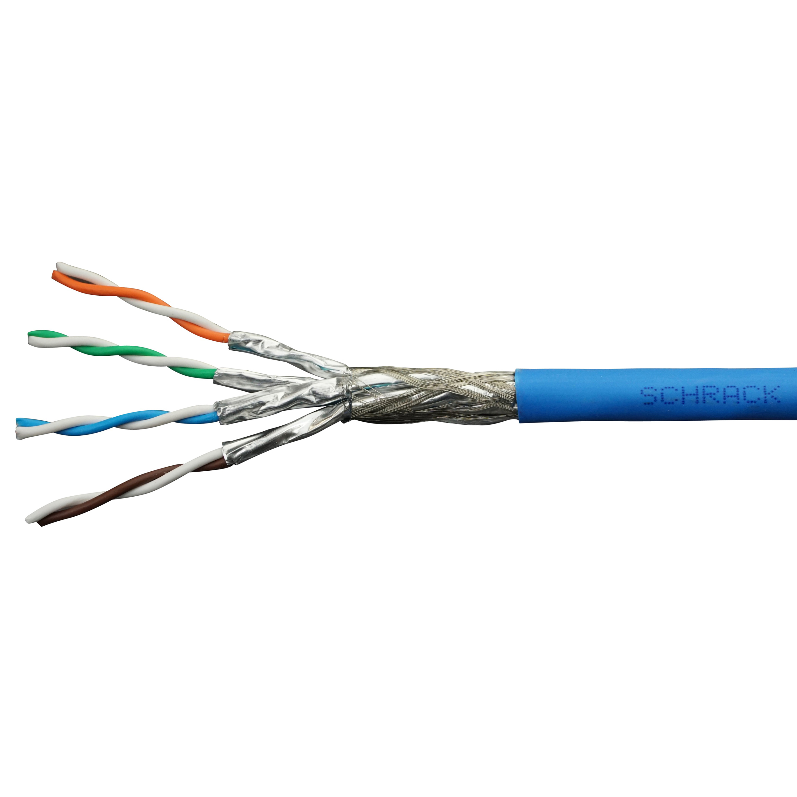 S/FTP Kabel Cat.7a, 4x2xAWG22/1, 1250Mhz, LS0H-3, B2ca, 50%