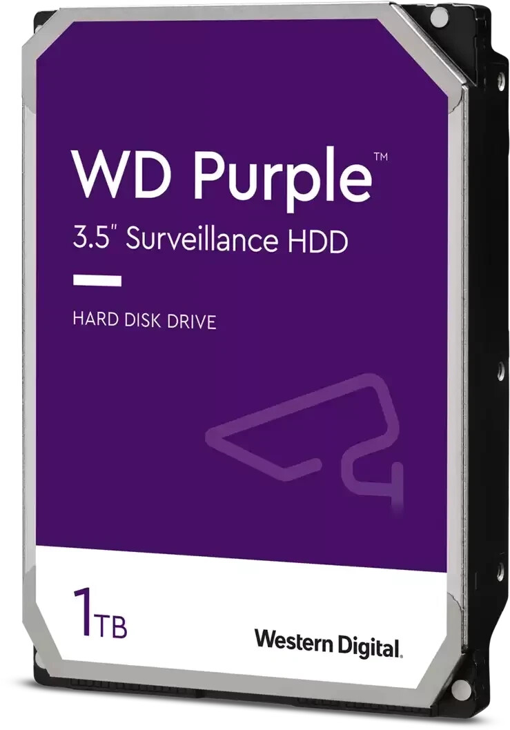 WD Purple Festplatte 3.5", 1TB SATA3 5400 64MB