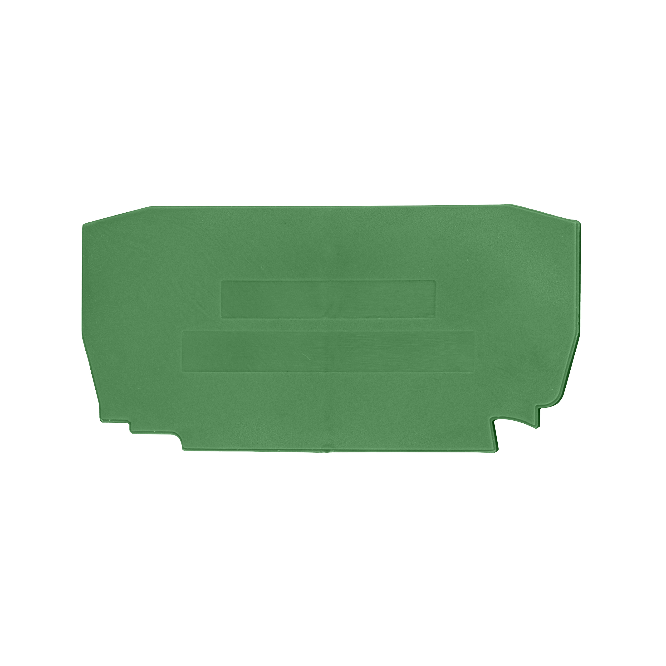 Foto: Endplatte für Federkraftklemme YBK 2.5 T grün (c) Schrack