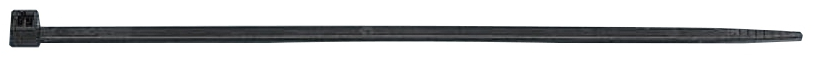 Kabelbinder mit Kunststoffzunge schwarz 2,5x100mm